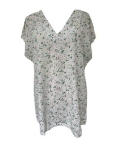 Egehoff Sofie bluse med blomst hvid