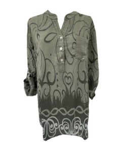 Egehoff skjorte  med Palietlomme grøn